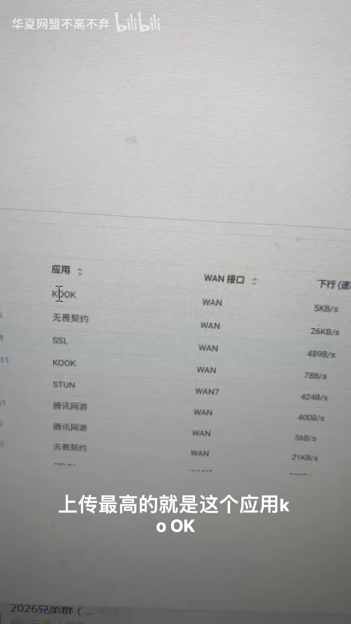 单机连接里,上传最高的应用是 KOOK