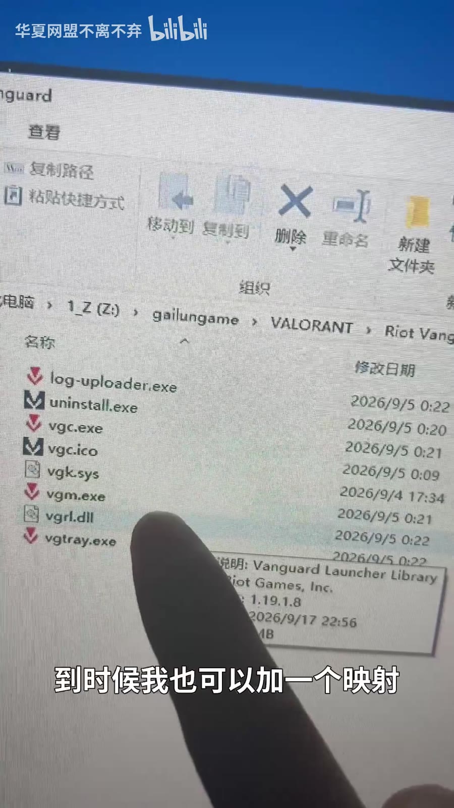 把 Vanguard 目录修正到正确位置